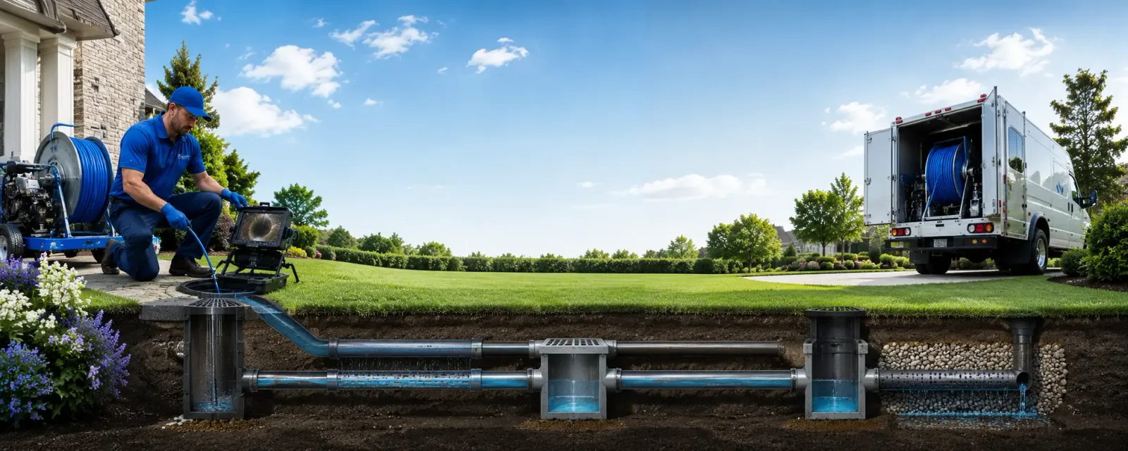 Outdoor drain cleaning information for Isom, KY
